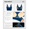 image:imageRUNNING GIRL Sports Bras for WomenLight Impact Molded Cup Strap Sports Bra with Sewn in PadsBest for AC CupBnavy Blue