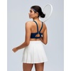 image:imageRUNNING GIRL Sports Bras for WomenLight Impact Molded Cup Strap Sports Bra with Sewn in PadsBest for AC CupBnavy Blue