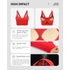 image:imageRUNNING GIRL Sports Bras for WomenLight Impact Molded Cup Strap Sports Bra with Sewn in PadsBest for AC CupBred