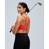 image:imageRUNNING GIRL Sports Bras for WomenLight Impact Molded Cup Strap Sports Bra with Sewn in PadsBest for AC CupBred