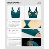 image:imageRUNNING GIRL Sports Bras for WomenLight Impact Molded Cup Strap Sports Bra with Sewn in PadsBest for AC CupBteal