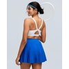 image:imageRUNNING GIRL Sports Bras for WomenLight Impact Molded Cup Strap Sports Bra with Sewn in PadsBest for AC CupBwhite
