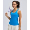 image:imageRUNNING GIRL Tank Tops with Built in BrasWorkout Racerback Tank Tops for Women Athletic Yoga TopAbright Blue