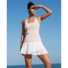 image:imageRUNNING GIRL Tank Tops with Built in BrasWorkout Racerback Tank Tops for Women Athletic Yoga TopAflush Pink