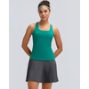 image:imageRUNNING GIRL Tank Tops with Built in BrasWorkout Racerback Tank Tops for Women Athletic Yoga TopAgreen