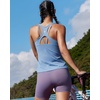 image:imageRUNNING GIRL Tank Tops with Built in BrasWorkout Racerback Tank Tops for Women Athletic Yoga TopAlight Blue