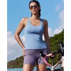 image:imageRUNNING GIRL Tank Tops with Built in BrasWorkout Racerback Tank Tops for Women Athletic Yoga TopAlight Blue