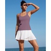image:imageRUNNING GIRL Tank Tops with Built in BrasWorkout Racerback Tank Tops for Women Athletic Yoga TopApurple