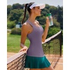 image:imageRUNNING GIRL Tank Tops with Built in BrasWorkout Racerback Tank Tops for Women Athletic Yoga TopBdeep Purple