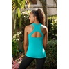 image:imageRUNNING GIRL Tank Tops with Built in BrasWorkout Racerback Tank Tops for Women Athletic Yoga TopBelectric Green