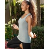 image:imageRUNNING GIRL Tank Tops with Built in BrasWorkout Racerback Tank Tops for Women Athletic Yoga TopBice Grey