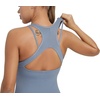 image:imageRUNNING GIRL Tank Tops with Built in BrasWorkout Racerback Tank Tops for Women Athletic Yoga TopBlight Blue