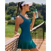 image:imageRUNNING GIRL Tank Tops with Built in BrasWorkout Racerback Tank Tops for Women Athletic Yoga TopBnavy Blue