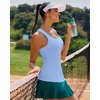 image:imageRUNNING GIRL Tank Tops with Built in BrasWorkout Racerback Tank Tops for Women Athletic Yoga TopBsky Blue