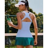 image:imageRUNNING GIRL Tank Tops with Built in BrasWorkout Racerback Tank Tops for Women Athletic Yoga TopBsky Blue