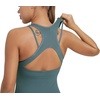 image:imageRUNNING GIRL Tank Tops with Built in BrasWorkout Racerback Tank Tops for Women Athletic Yoga TopBteal Lagoon