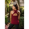 image:imageRUNNING GIRL Tank Tops with Built in BrasWorkout Racerback Tank Tops for Women Athletic Yoga TopBwinedred