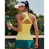 image:imageRUNNING GIRL Tank Tops with Built in BrasWorkout Racerback Tank Tops for Women Athletic Yoga TopByellow