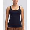image:imageRUNNING GIRL Workout Tank Tops for Women with Built in BraGym Athletic Yoga Tops Tight Square Neck Sleeveless ShirtsBlack