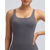 image:imageRUNNING GIRL Workout Tank Tops for Women with Built in BraGym Athletic Yoga Tops Tight Square Neck Sleeveless ShirtsDeep Grey