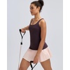 image:imageRUNNING GIRL Workout Tank Tops for Women with Built in BraGym Athletic Yoga Tops Tight Square Neck Sleeveless ShirtsDeep Purple