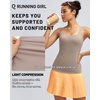 image:imageRUNNING GIRL Workout Tank Tops for Women with Built in BraGym Athletic Yoga Tops Tight Square Neck Sleeveless ShirtsMica