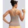 image:imageRUNNING GIRL Workout Tank Tops for Women with Built in BraGym Athletic Yoga Tops Tight Square Neck Sleeveless ShirtsMica
