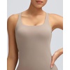 image:imageRUNNING GIRL Workout Tank Tops for Women with Built in BraGym Athletic Yoga Tops Tight Square Neck Sleeveless ShirtsMica