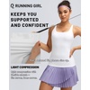 image:imageRUNNING GIRL Workout Tank Tops for Women with Built in BraGym Athletic Yoga Tops Tight Square Neck Sleeveless ShirtsWhite