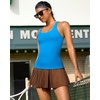 image:imageRUNNING GIRL Workout Tops for WomenRacerback Tank Tops with Built in BrasPadded Sports Bra Yoga Tank Athletic TopsAbright Blue