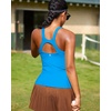 image:imageRUNNING GIRL Workout Tops for WomenRacerback Tank Tops with Built in BrasPadded Sports Bra Yoga Tank Athletic TopsAbright Blue