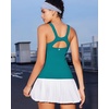 image:imageRUNNING GIRL Workout Tops for WomenRacerback Tank Tops with Built in BrasPadded Sports Bra Yoga Tank Athletic TopsAgreen