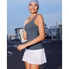 image:imageRUNNING GIRL Workout Tops for WomenRacerback Tank Tops with Built in BrasPadded Sports Bra Yoga Tank Athletic TopsAnavy