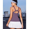 image:imageRUNNING GIRL Workout Tops for WomenRacerback Tank Tops with Built in BrasPadded Sports Bra Yoga Tank Athletic TopsApurple