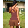 image:imageRUNNING GIRL Workout Tops for WomenRacerback Tank Tops with Built in BrasPadded Sports Bra Yoga Tank Athletic TopsAtaupe