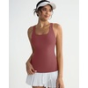 image:imageRUNNING GIRL Workout Tops for WomenRacerback Tank Tops with Built in BrasPadded Sports Bra Yoga Tank Athletic TopsAtaupe
