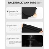 image:imageRUNNING GIRL Workout Tops for WomenRacerback Tank Tops with Built in BrasPadded Sports Bra Yoga Tank Athletic TopsDblack