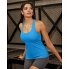 image:imageRUNNING GIRL Workout Tops for WomenRacerback Tank Tops with Built in BrasPadded Sports Bra Yoga Tank Athletic TopsDbright Blue