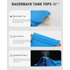 image:imageRUNNING GIRL Workout Tops for WomenRacerback Tank Tops with Built in BrasPadded Sports Bra Yoga Tank Athletic TopsDbright Blue