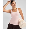 image:imageRUNNING GIRL Workout Tops for WomenRacerback Tank Tops with Built in BrasPadded Sports Bra Yoga Tank Athletic TopsDflush Pink