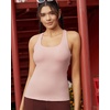 image:imageRUNNING GIRL Workout Tops for WomenRacerback Tank Tops with Built in BrasPadded Sports Bra Yoga Tank Athletic TopsDflush Pink