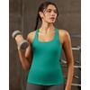 image:imageRUNNING GIRL Workout Tops for WomenRacerback Tank Tops with Built in BrasPadded Sports Bra Yoga Tank Athletic TopsDgreen