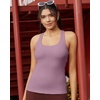 image:imageRUNNING GIRL Workout Tops for WomenRacerback Tank Tops with Built in BrasPadded Sports Bra Yoga Tank Athletic TopsDpurple