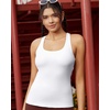 image:imageRUNNING GIRL Workout Tops for WomenRacerback Tank Tops with Built in BrasPadded Sports Bra Yoga Tank Athletic TopsDwhite