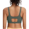 image:imageRUNNING GIRL Sports Bra for Women High Support Molded Cup Supportive High Impact Sports Bras with Sewn in PadsAforest Green