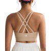image:imageRUNNING GIRL Sports Bra for WomenMolded Cup Strappy Running High Impact Sports Bra with Sewn in PadsAnude