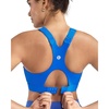 image:imageRUNNING GIRL Sports Bras for Women High Support Adjustable Straps High Impact Racerback Bra with Hook Closure Molded CupAcerulean Blue