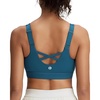 image:imageRUNNING GIRL Sports Bras for Women High Support Adjustable Straps High Impact Sports Bras with Sewn in Pads Workout BraNavy