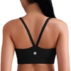 image:imageRUNNING GIRL Sports Bras for WomenLight Impact Molded Cup Strap Sports Bra with Sewn in PadsBest for AC CupAblack