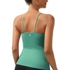 image:imageRUNNING GIRL Workout Tops for WomenRacerback Tank Tops with Built in BrasPadded Sports Bra Yoga Tank Athletic TopsYgreen